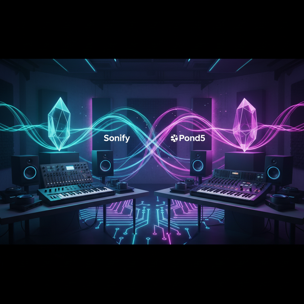 Sonify vs Pond5: Exclusive Music for Independent Filmmakers